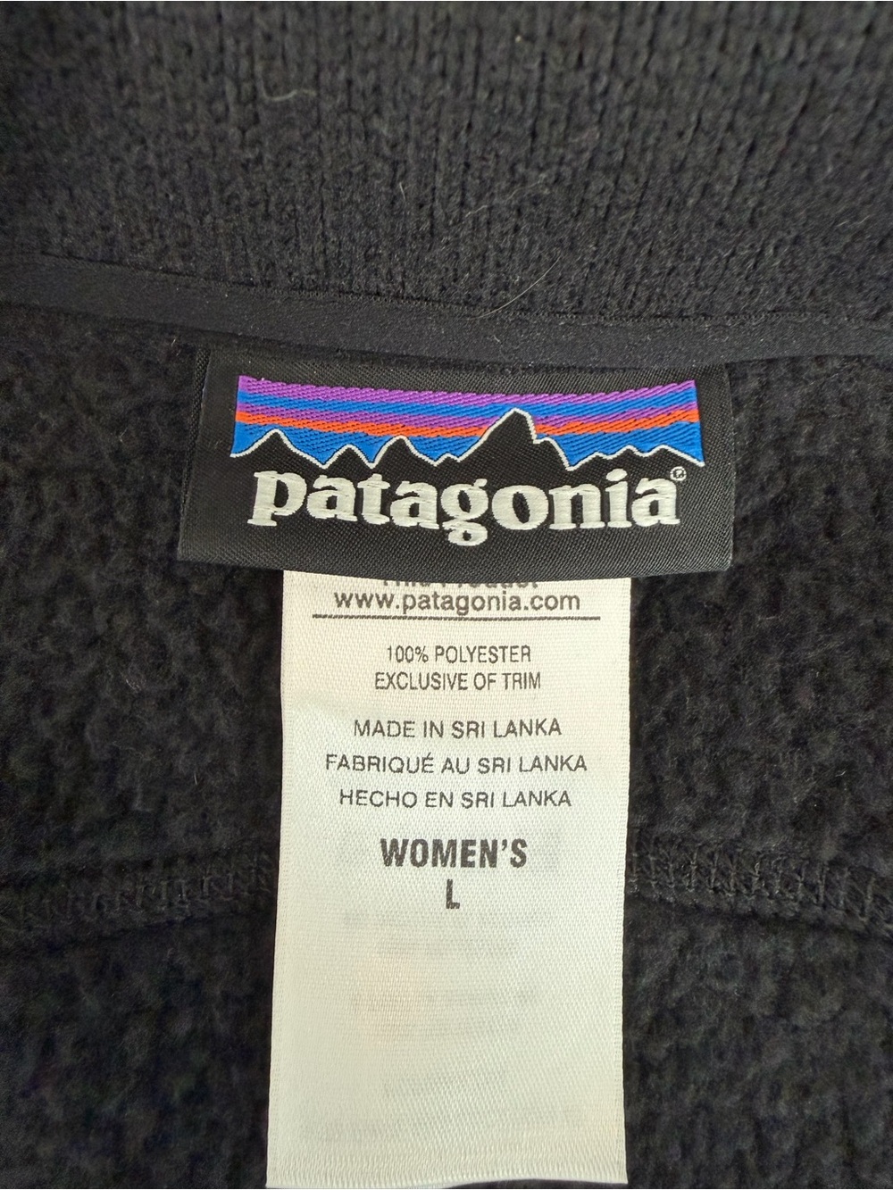 Patagonia Women's Better Sweater Full-Zip Fleece Vest - Black (Size L) - Picture 8 of 8